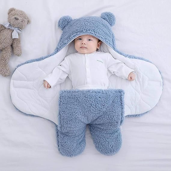 Baby Sleeping Bag Ultra-Soft Fluffy Fleece